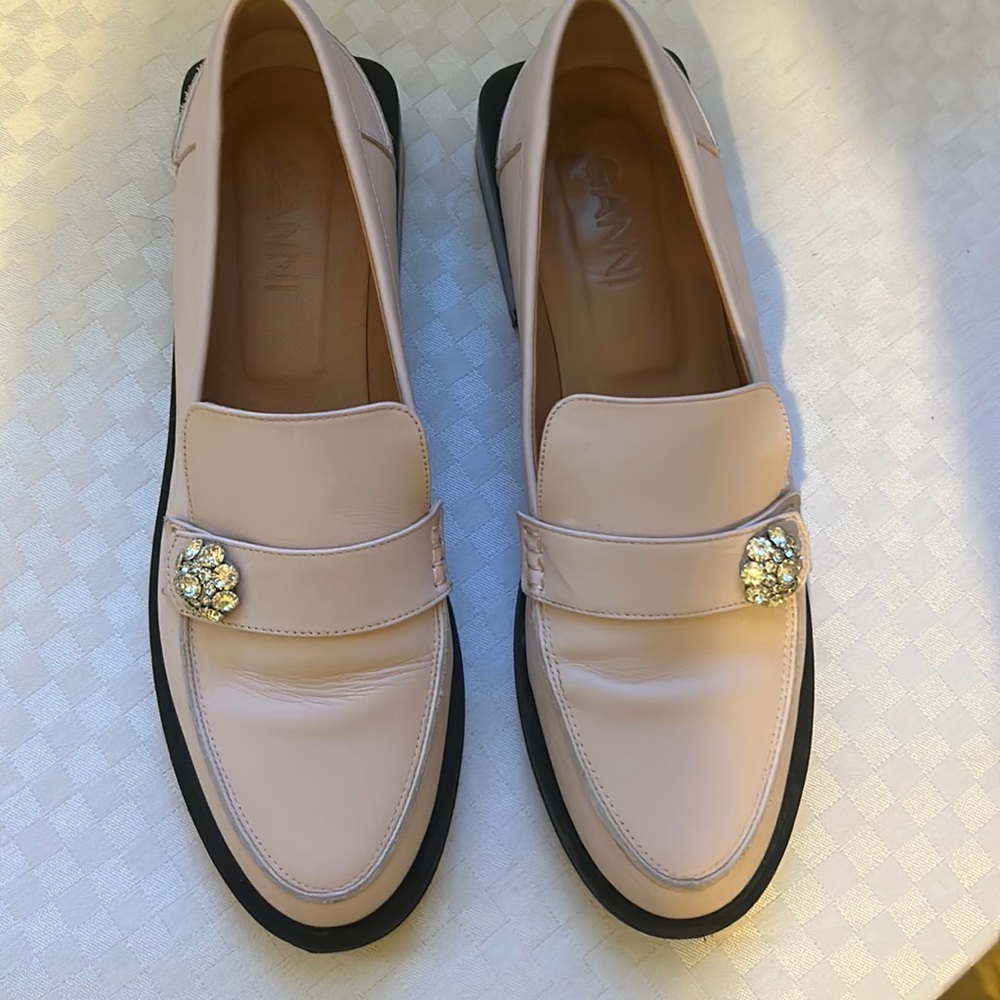 GANNI loafers, lightly worn in like new condition